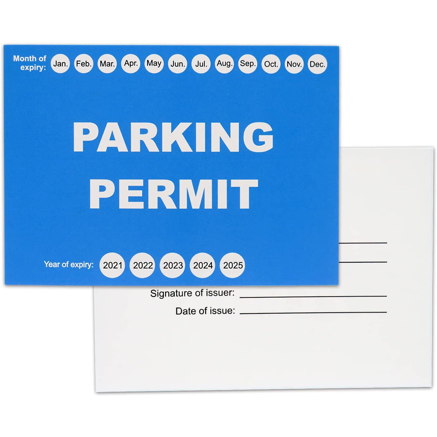 Gialer Parking Permit Card for Car Windshield