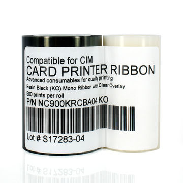 10rolls compatible for CIM NC900KRCBA04 KO Compatible Ribbon - 500 prints