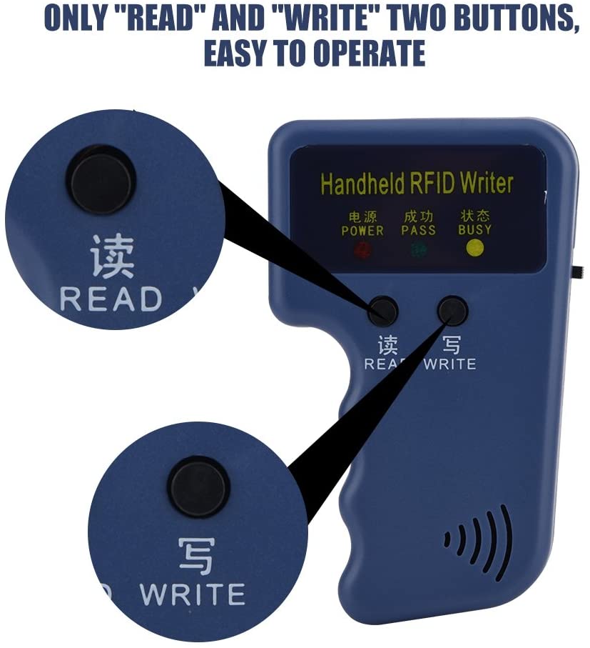 RFID 125KHz Card Reader Writer RFID Card Copier Duplicator Clone for Door Access Control