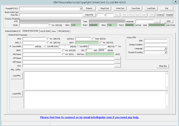 New Grsimwrite SIM Card program tools 4.3.2 released