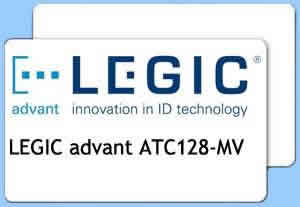 LEGIC ADVANT ATC128-MV CARD