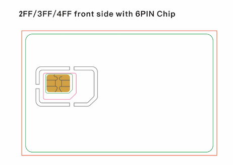 SIM Card/LTE USIM Card Design template ready for download