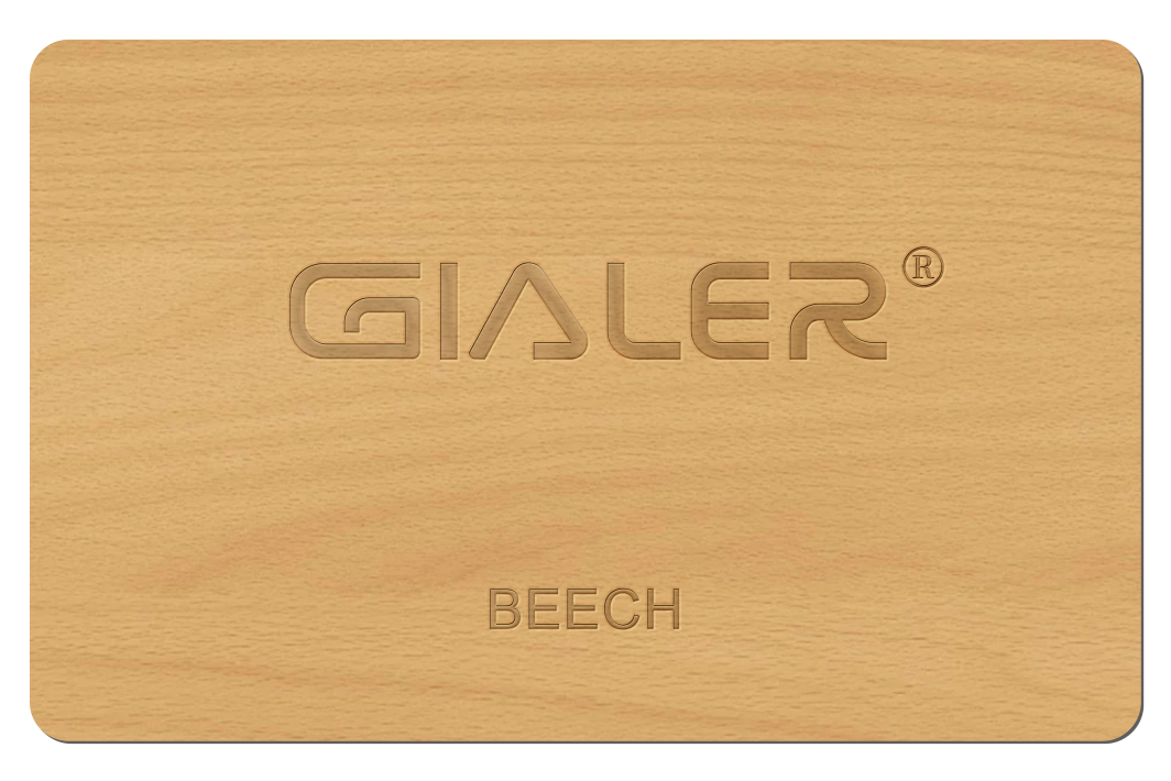 Gialer RFID Wooden Key Cards for Hotel