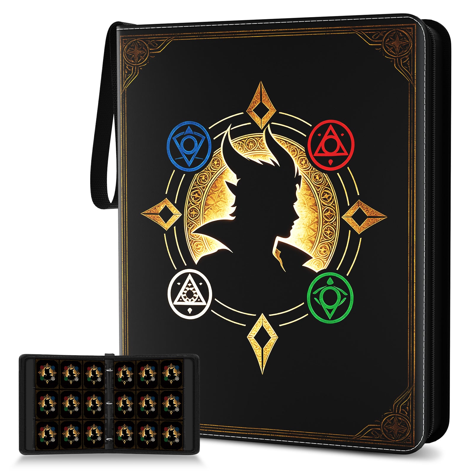 zelda card binder JoyHood for Breath of the Wild Cards - Card Holder Folder with Sleeves while the binder itself can be securely closed with its sturdy zipper GameStop Trading Card Binder -