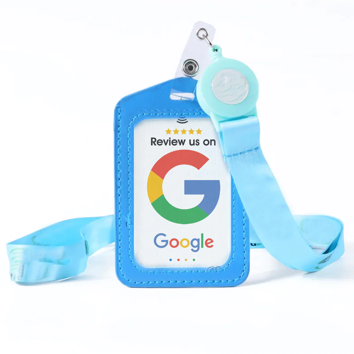 Card holder Neck lanyard For Google Review Card