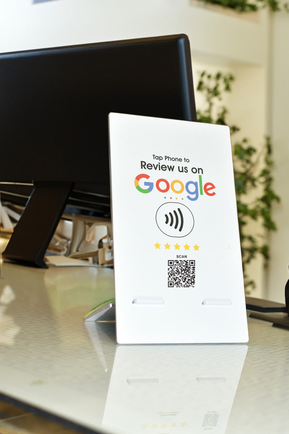Google Review NFC Table Stand