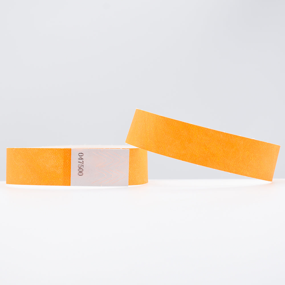 100 Pieces One Time Use Tyvek Paper Wristbands Bracelet for Events and Wedding Party