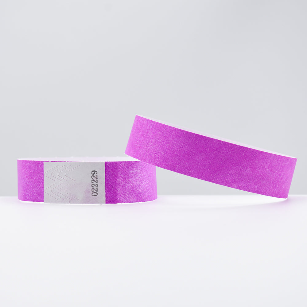 100 Pieces One Time Use Tyvek Paper Wristbands Bracelet for Events and Wedding Party
