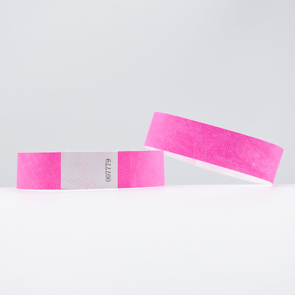 100 Pieces One Time Use Tyvek Paper Wristbands Bracelet for Events and Wedding Party