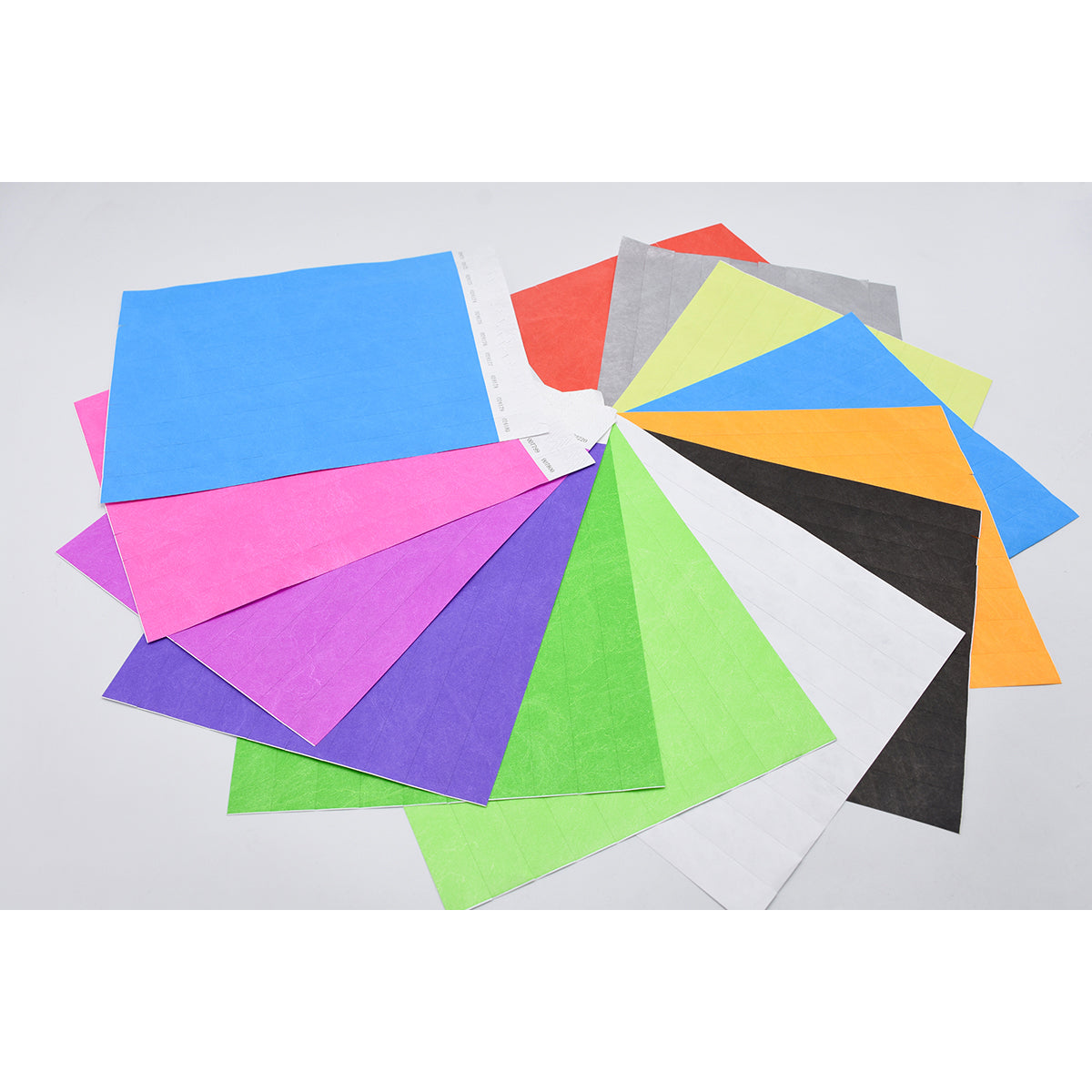 100 Pieces One Time Use Tyvek Paper Wristbands Bracelet for Events and Wedding Party