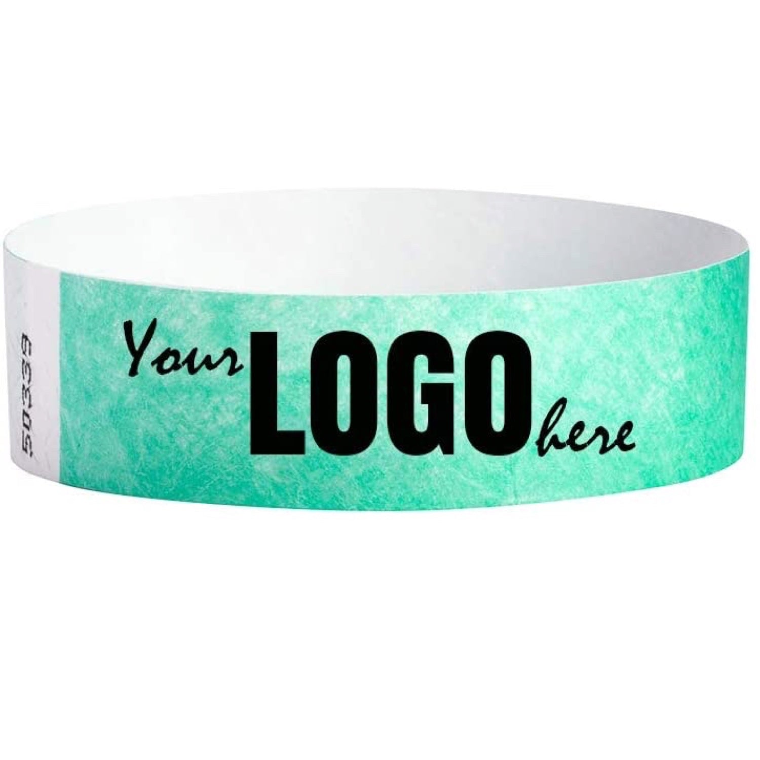 Custom 3/4 inch Tyvek Wristbands for Events - Image or Logo Personalized (Paper-Like) Bracelets - 1,000 Count