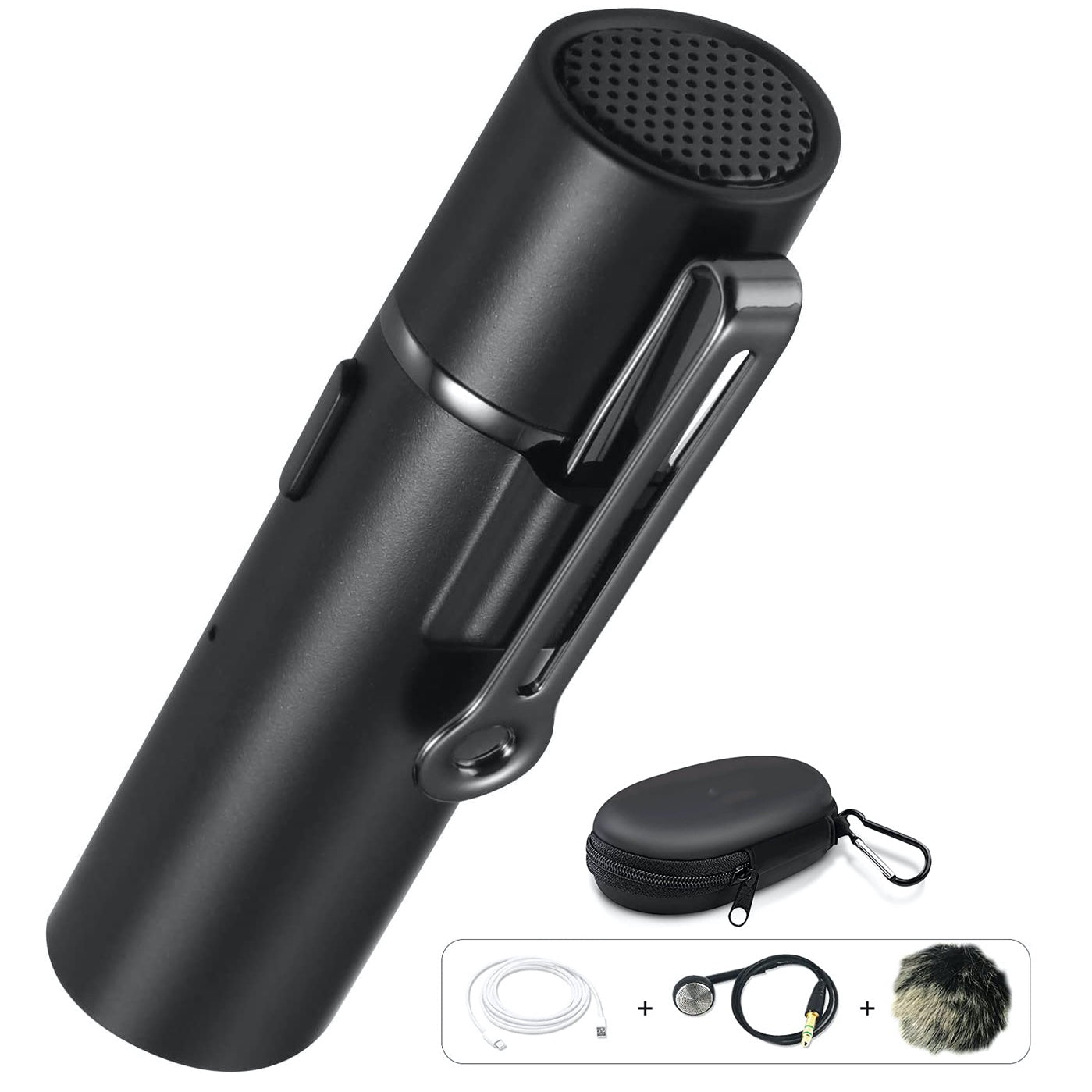 Gialer 2021 SmartMic Bluetooth Microphones, 50 Feet Lavalier wireless Microphone