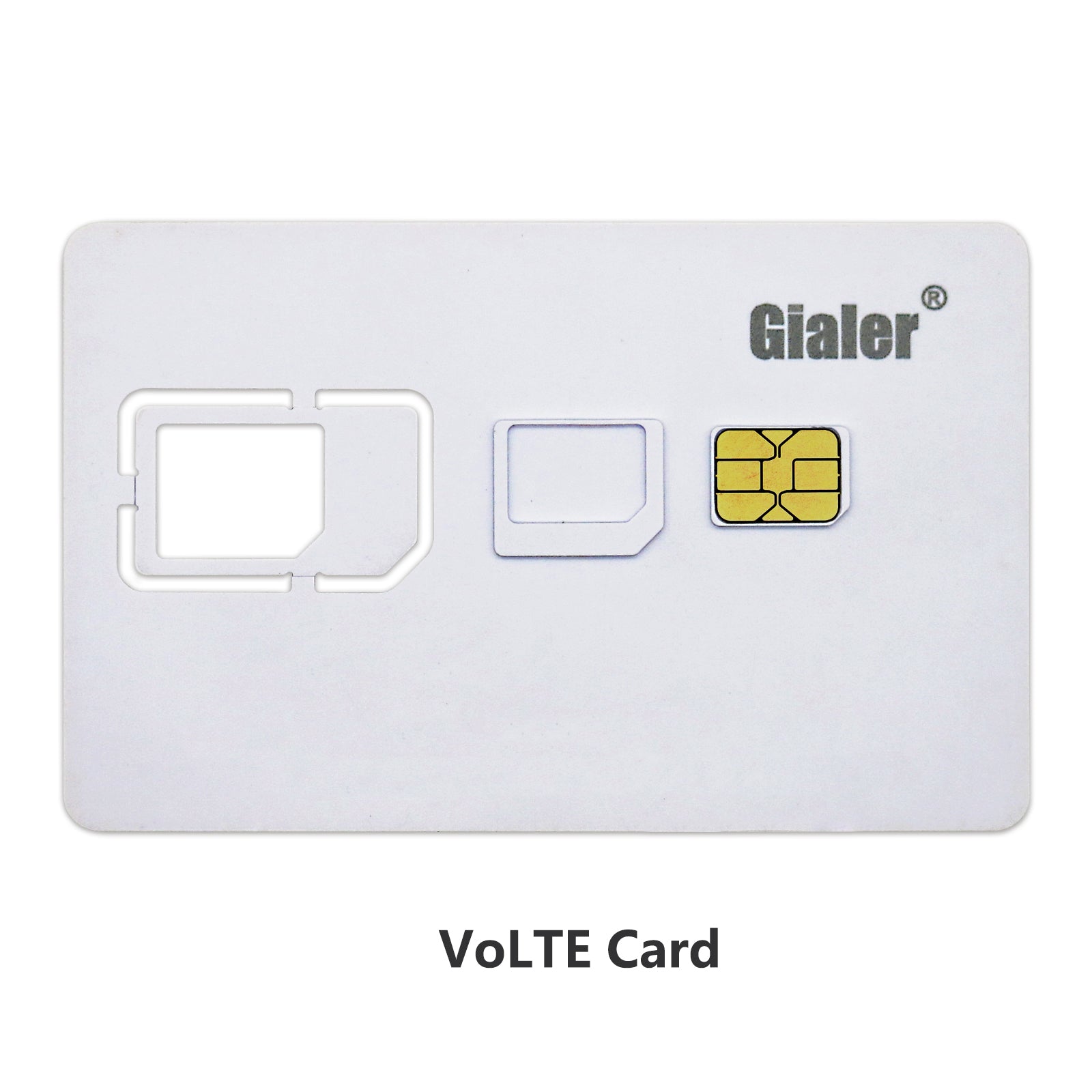 Gialer 10pcs Blank Programmable SIM Card Mini Nano Micro Writable VoLTE Card for testing