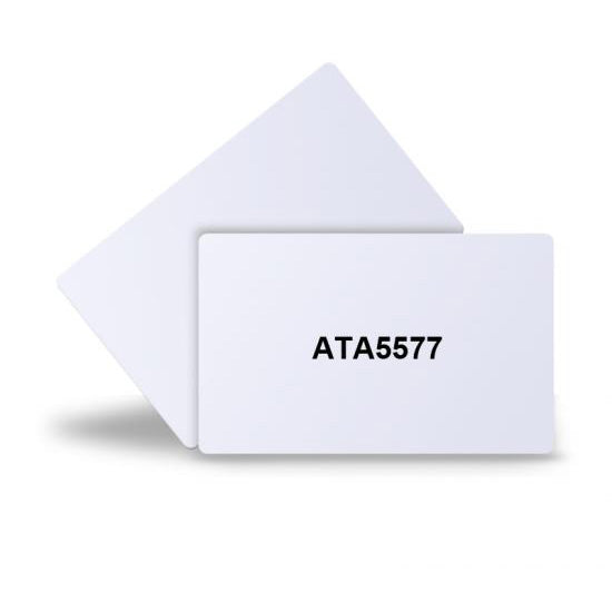ATMEL 125KHz ATA5577 T5577 T6677 blank white glossy card