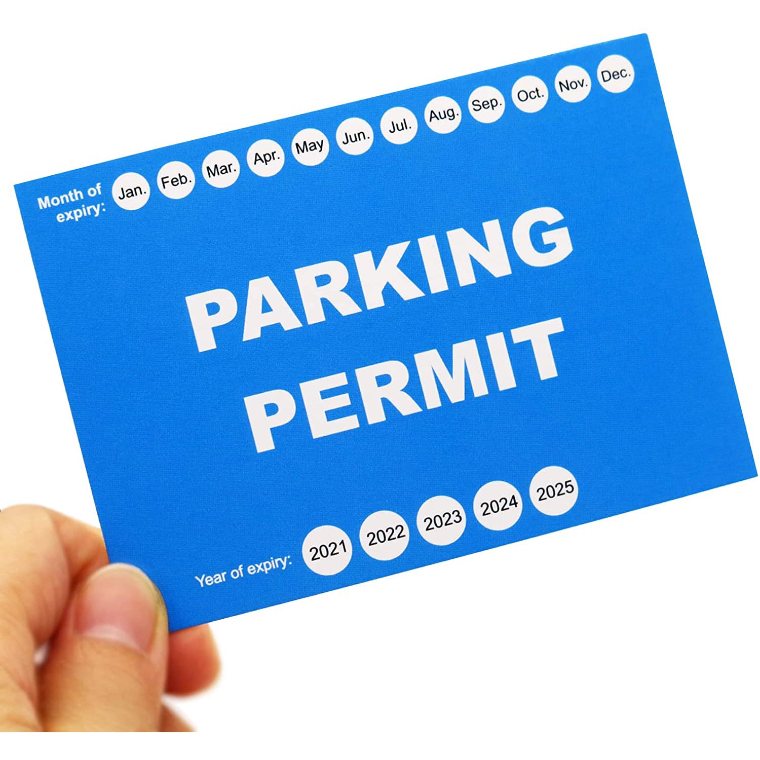 Gialer Parking Permit Card for Car Windshield