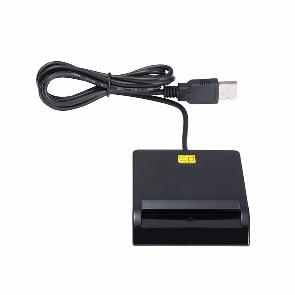 Gialer X01 USB SIM Smart Card Reader for Chip Card Contact Card USB-CCID PCSC Smart Card Reader ISO 7816 in Windows 7 8 10 Linux OS