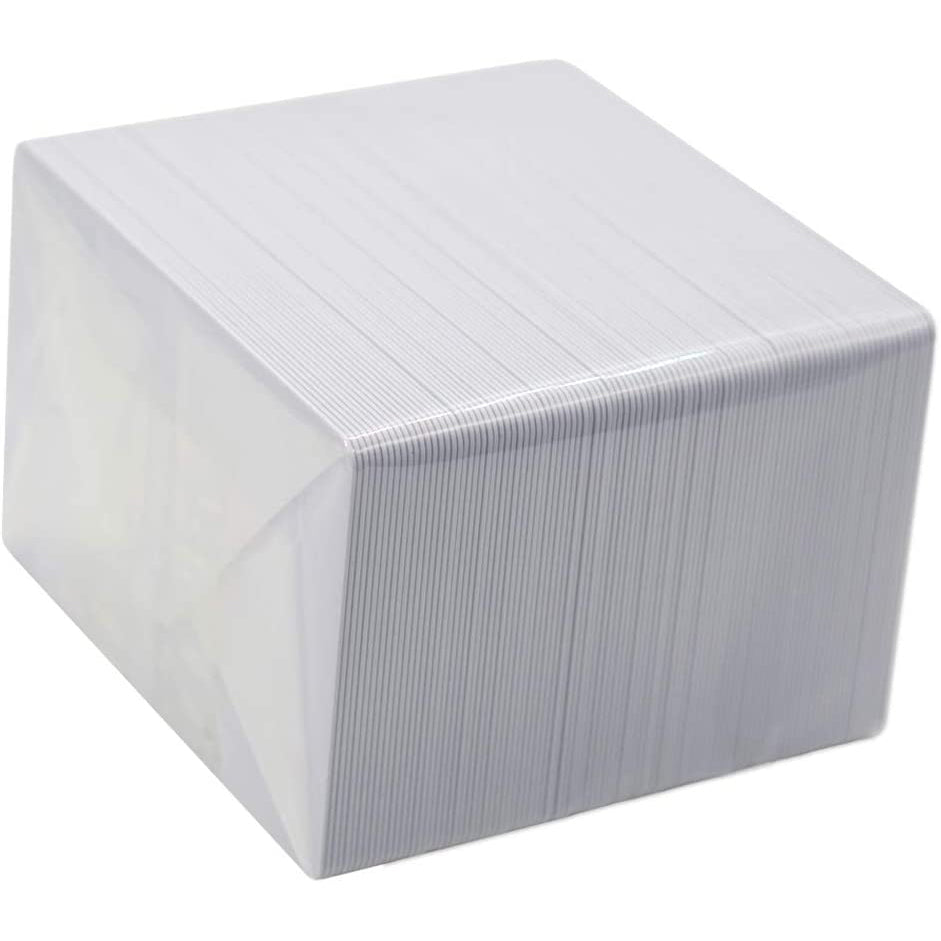 CR80 Blank White PVC Cards - Bundles of 100 - Boxed in 500 Q