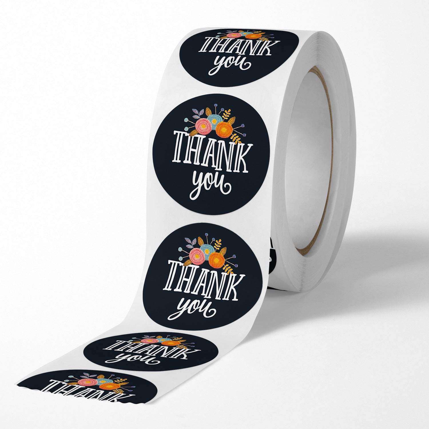 Gialer 300/500/1000 Pieces of Thank You Sticker Flowers Plants Seal Label Scrapbook Reward Kids Sticker Stationary