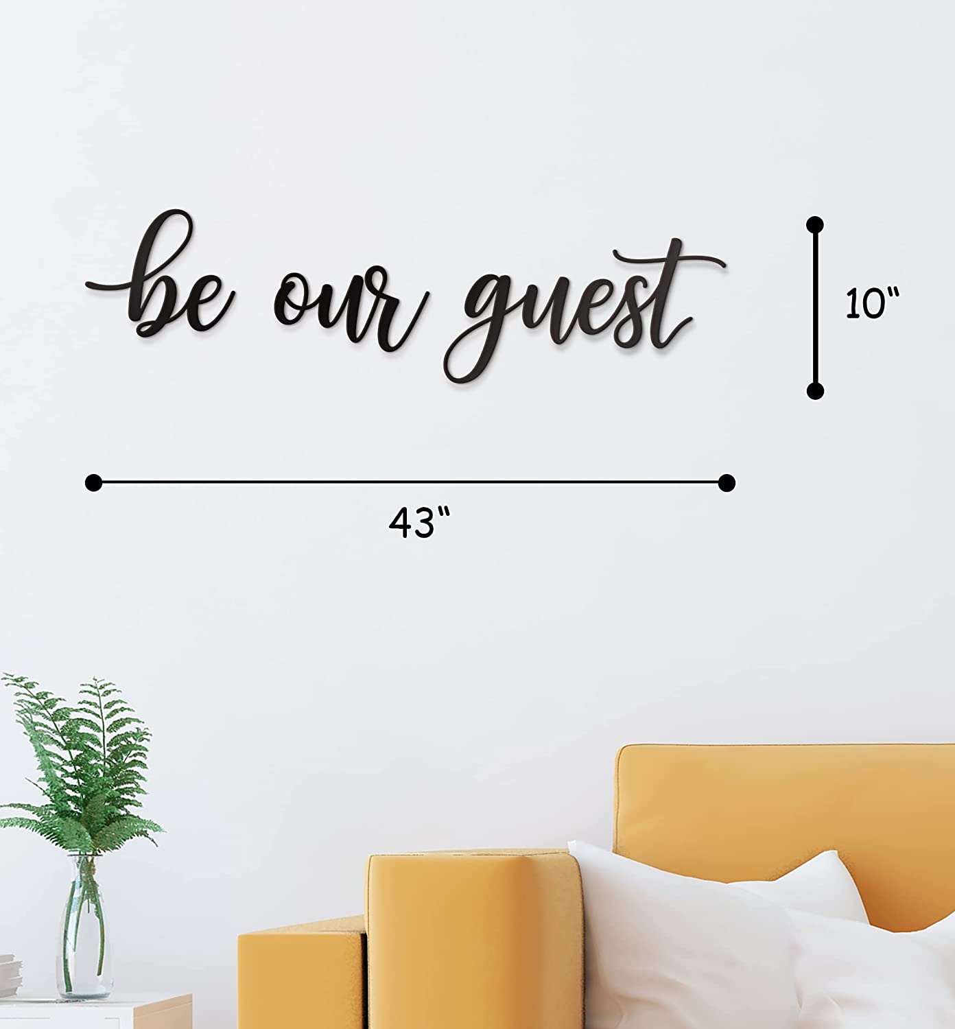 Be Our Guest Sign Metal Wall Art Decor - 43"X10" Black Ideas Be Our Guest Farmhouse Metal Wall Signs