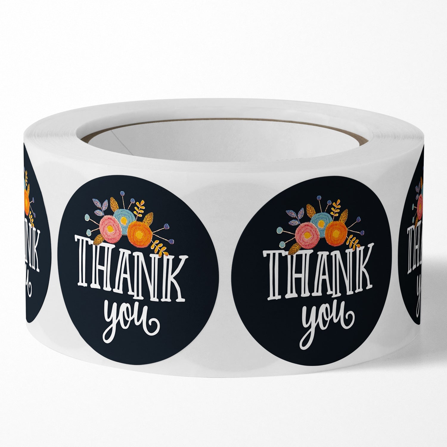 Gialer 300/500/1000 Pieces of Thank You Sticker Flowers Plants Seal Label Scrapbook Reward Kids Sticker Stationary