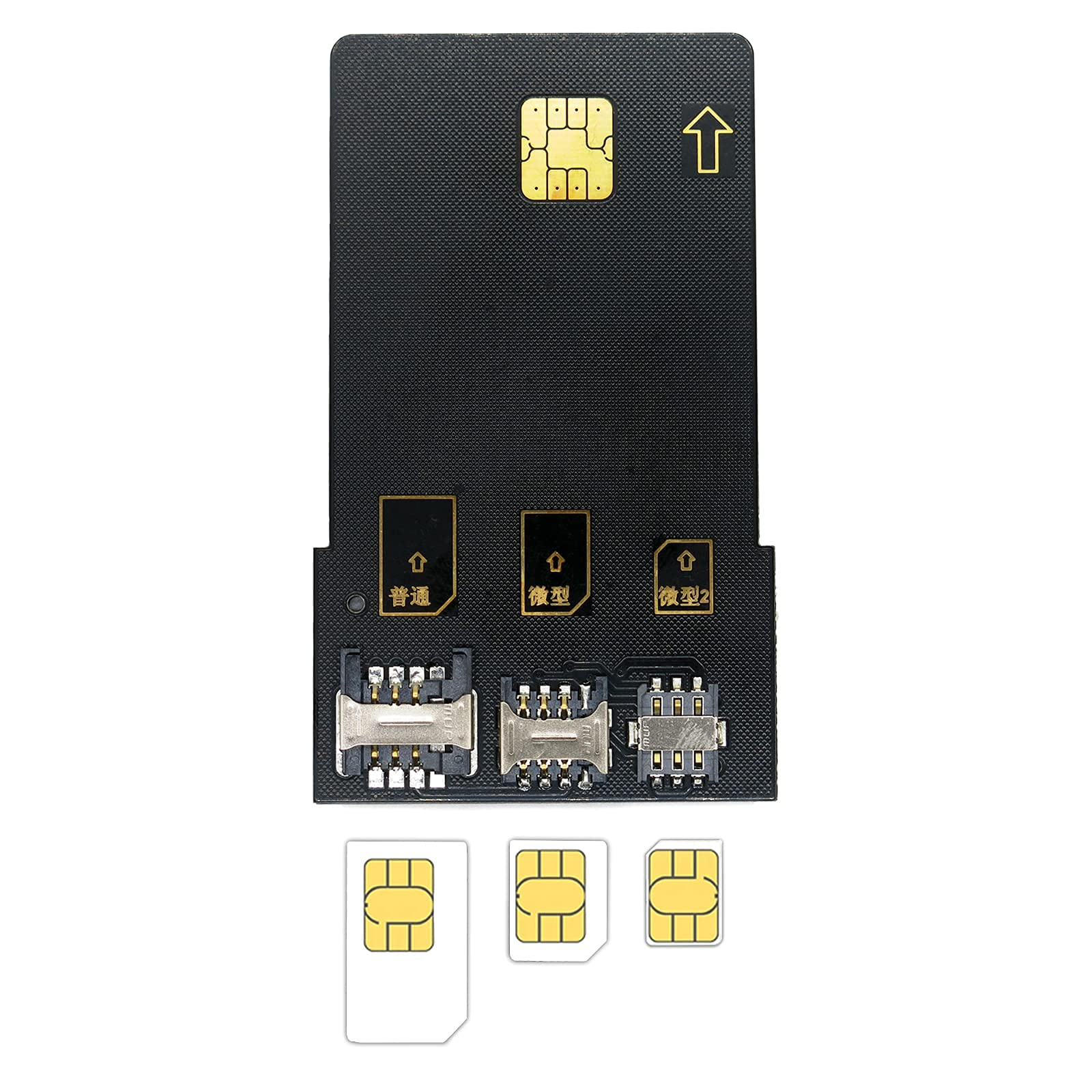 Kit de programa de tarjetas LTE, herramientas y accesorios para tarjetas  SIM que incluyen 1 lector de tarjetas SIM + 5 tarjetas USIM programables +  1