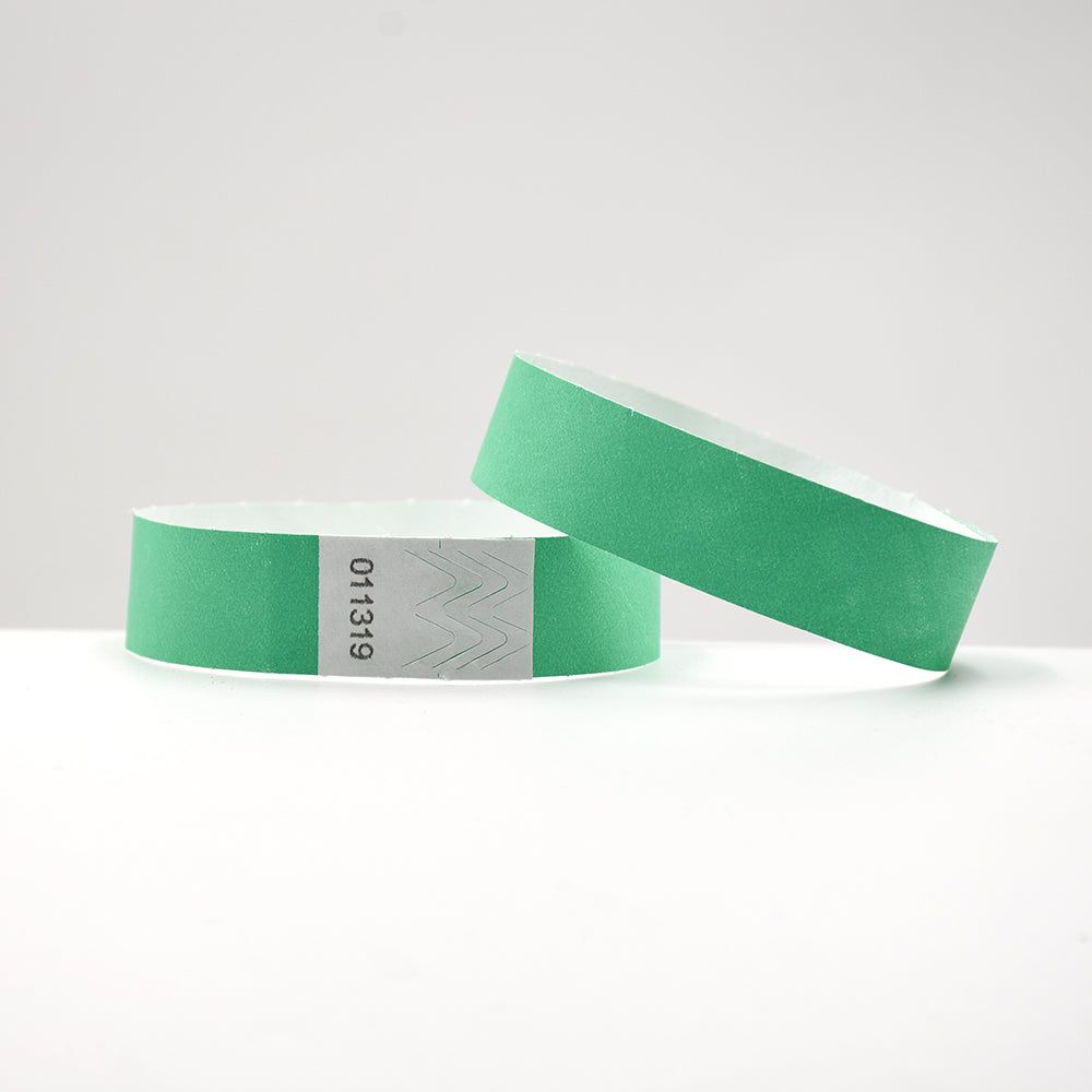 100 Pieces One Time Use Tyvek Paper Wristbands Bracelet for Events and Wedding Party
