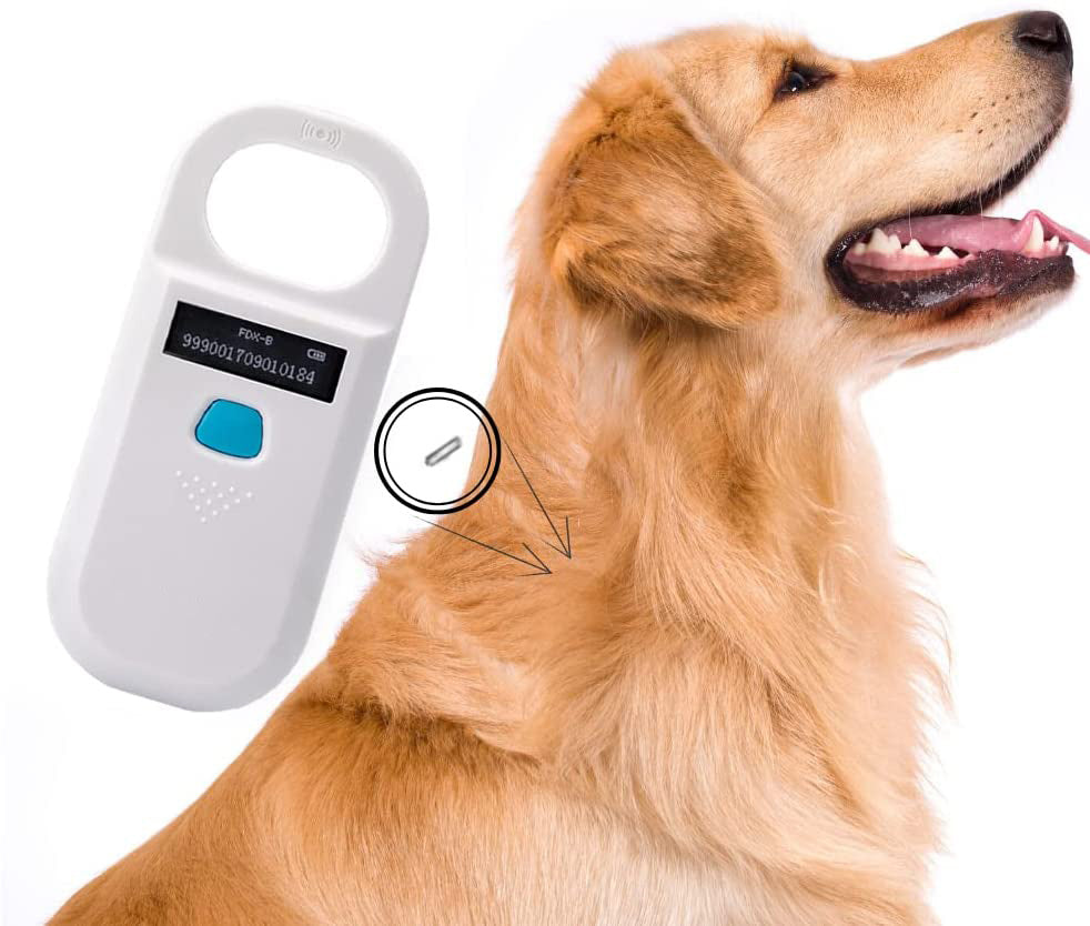 Pet Microchip Reader, RFID EMID Animal Handheld Reader