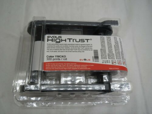 Evolis R5F008AAA YMCKO Full colour 5-panel ribbon cartridge - 300prints