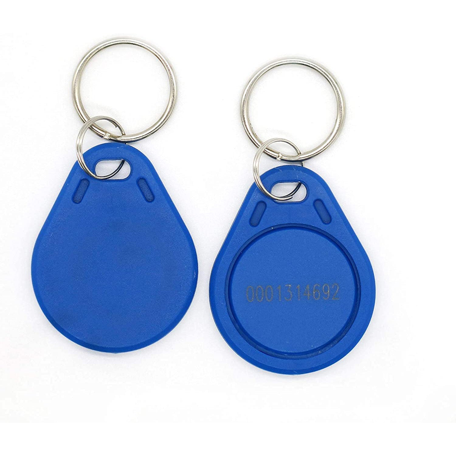 Gialer 50 PCS 125KHZ ID RFID Keyfob, Proximity ABS RFID Keychain, Smart ID Intelligent Card Token Tag for Door Access Control - Read Only