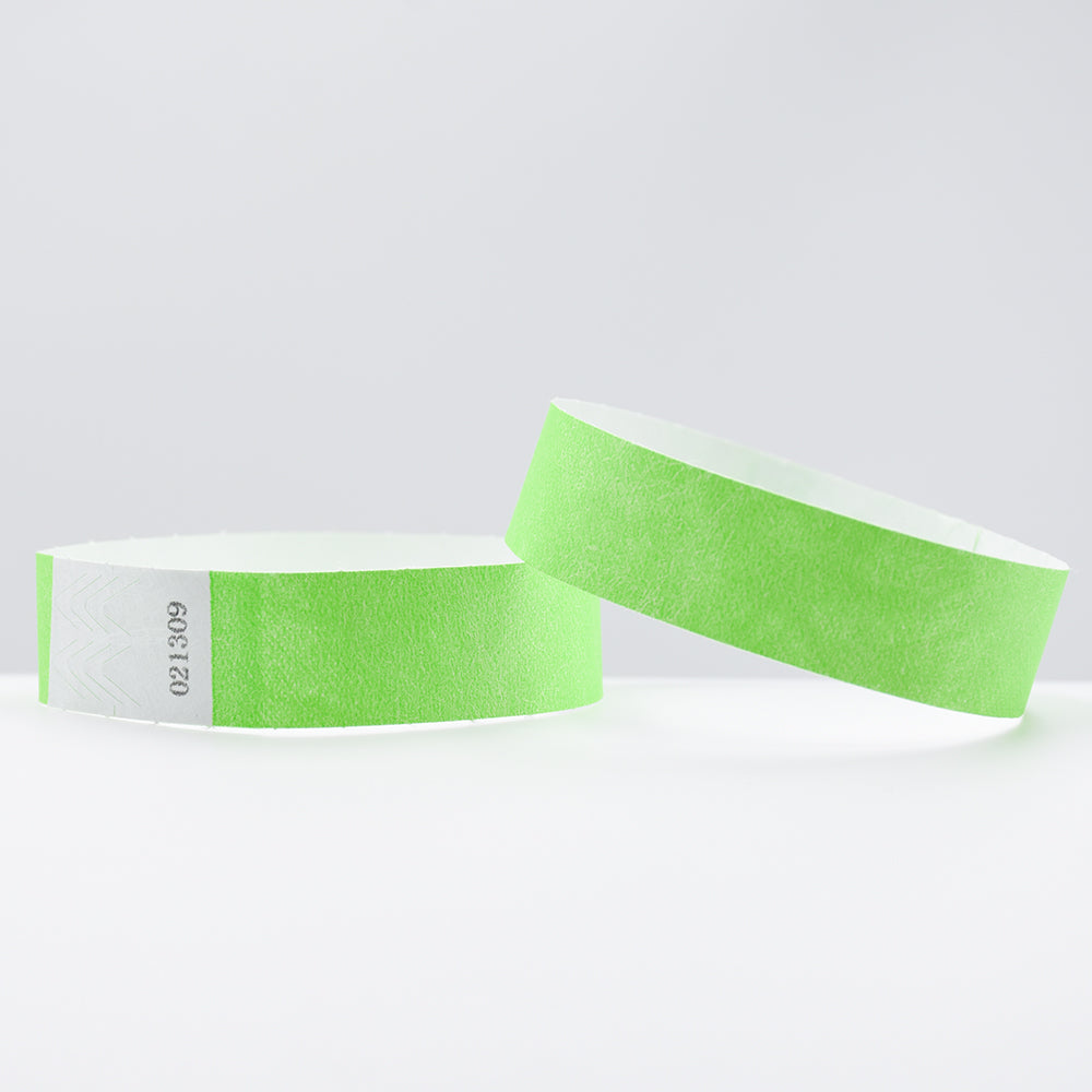 100 Pieces One Time Use Tyvek Paper Wristbands Bracelet for Events and Wedding Party
