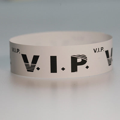 Gialer 100pcs 19x250mm  Wristbands VIP Printed Paper Bracelet For Events Party Sign ID Bands Competition Entry