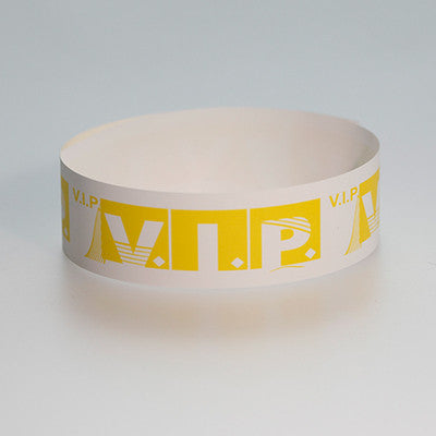 Gialer 100pcs 19x250mm  Wristbands VIP Printed Paper Bracelet For Events Party Sign ID Bands Competition Entry