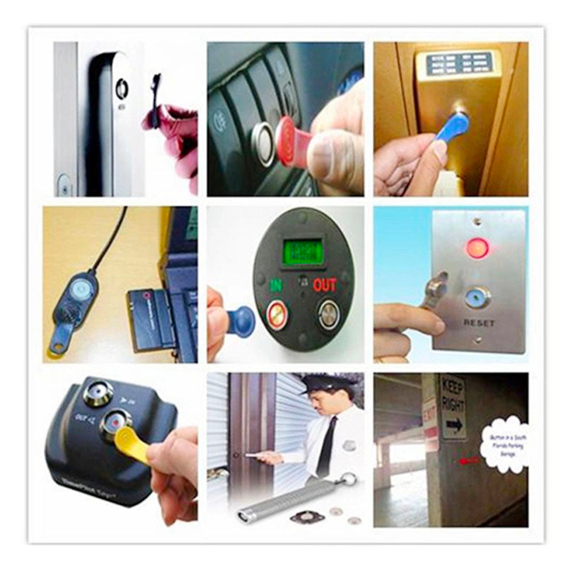 Rewritable Waterproof RW1990 black Ibutton Smart TM Card for Cabinet L
